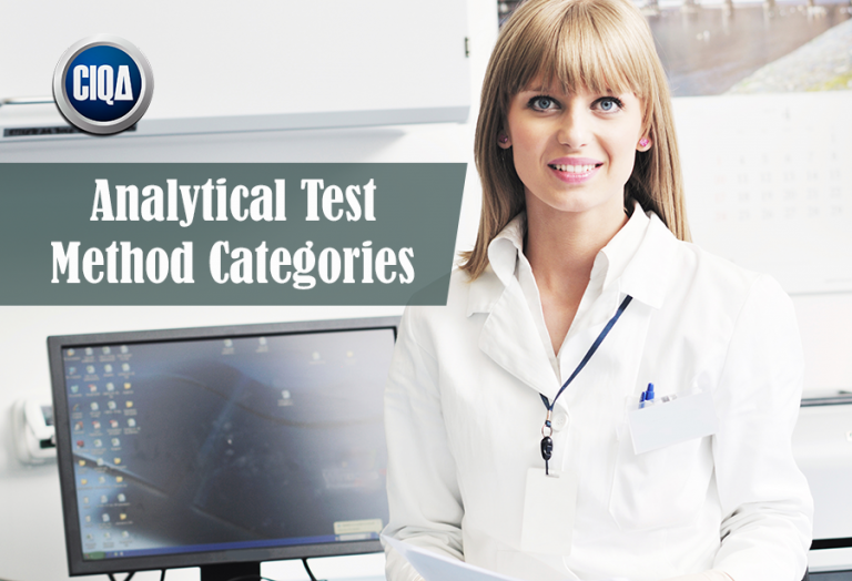 Analytical Test Method Categories • For tips & more information, follow us.