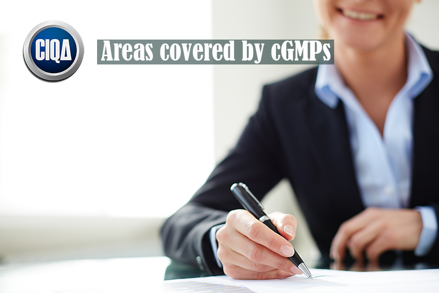 Areas covered by cGMPs