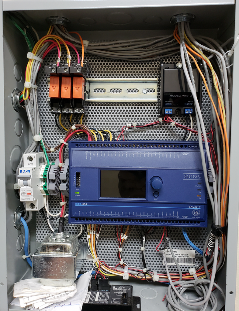 HVAC control panel