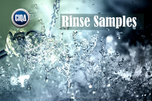 Rinse sampling in cleaning validation