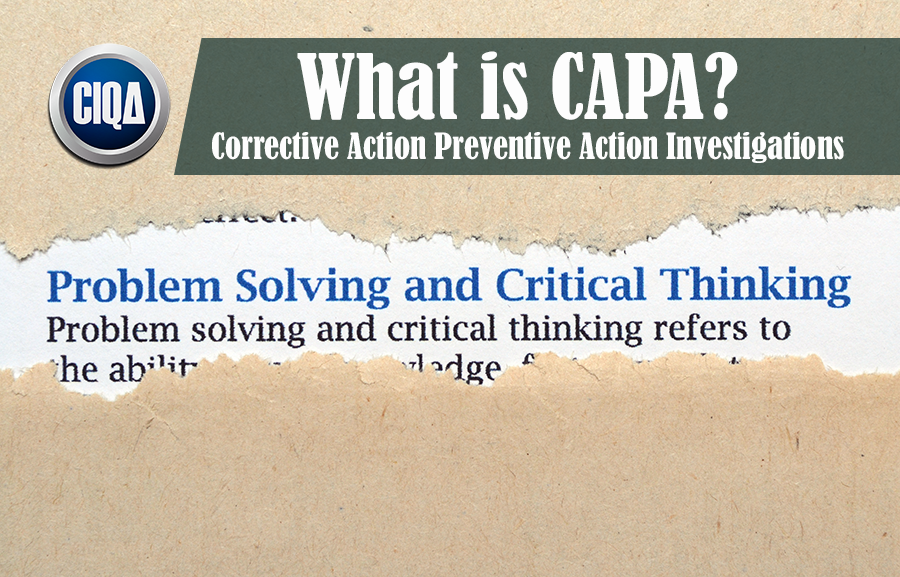 What is CAPA corrective action preventive action