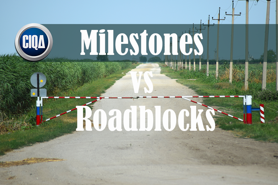 how to milestones versus roadblocks 3
