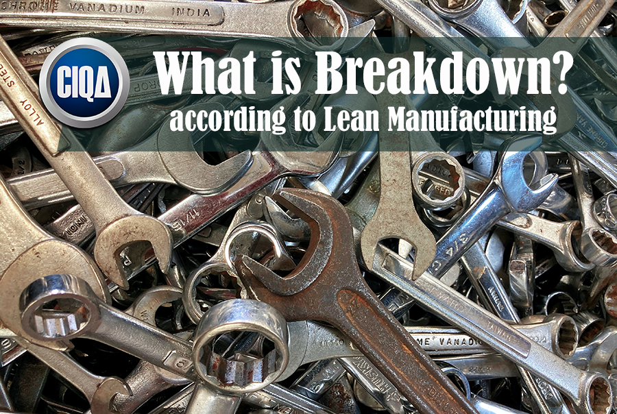 what is the breakdown according to lean manufacturing
