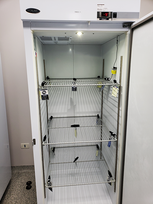 thermal mapping refrigerator with temperature data loggers