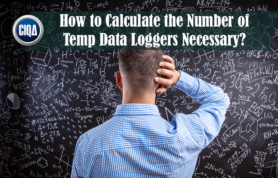 How to calculate the number of temperature data loggers necessary