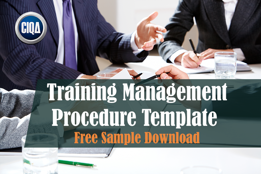 Training Management procedure template - free download sample