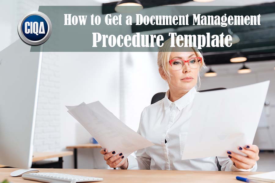 how to get a document management procedure template