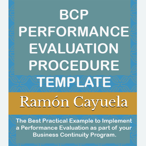 BCP Performance Evaluation Procedure Template