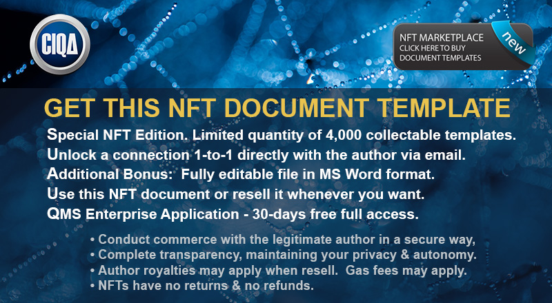 Buy a NFT validation protocol procedure template - Quality Management Review Procedure
