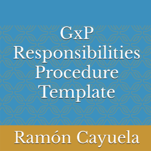GxP Responsibilities Procedure Template NFT – MSWord
