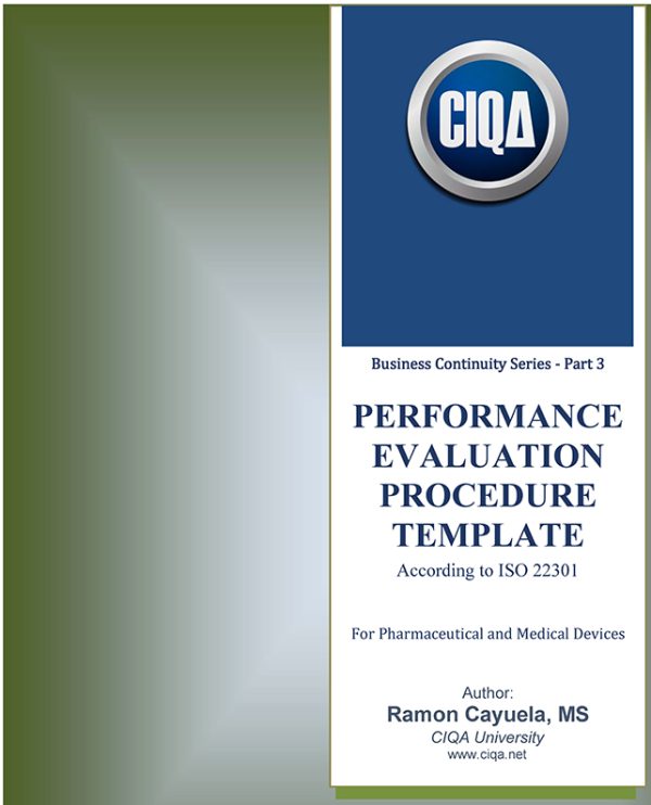 Performance Appraisal Procedure Template - Part 3 - Samples Version